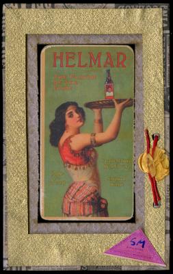 Picture, Helmar Brewing, T206-Helmar Card # 31, Chief BENDER (HOF), Looking Up, Philadelphia Athletics